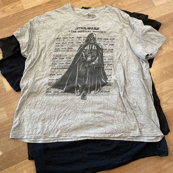 Mens Star Wars T-Shirt Bundle Graphic Tees Lot Of 5 Size XXL Darth Vader Yoda - Picture 5 of 8